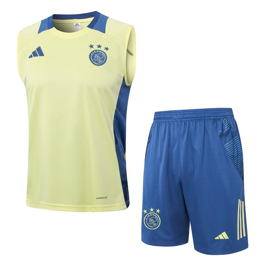 Debardeur Short Ajax Amsterdam Homme 2024 2025 Jaune