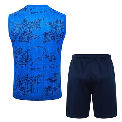 Debardeur Short Equipe de France Homme 2025 2026 Bleu Clair
