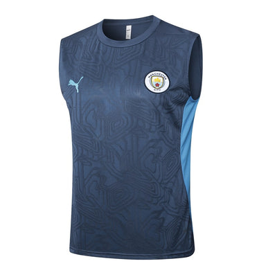 Debardeur Short Manchester City Homme 2024 2025 Bleu | Foot Sport