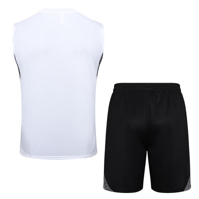 Debardeur Short Real Madrid Homme 2025 2026 Blanc Clair