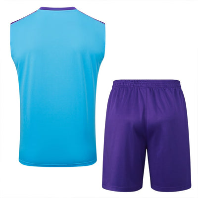 Debardeur Short Real Madrid Homme 2025 2026 Bleu Ciel