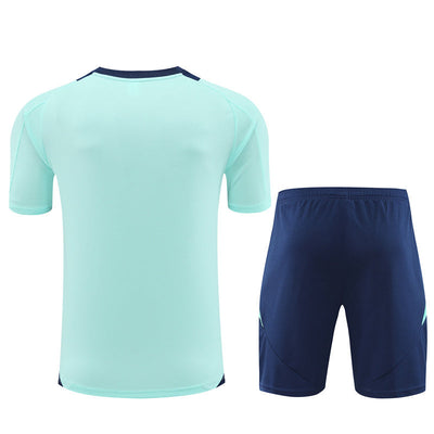Ensemble Maillot Short Arsenal Homme/Enfant 2024 2025 Bleu Ciel