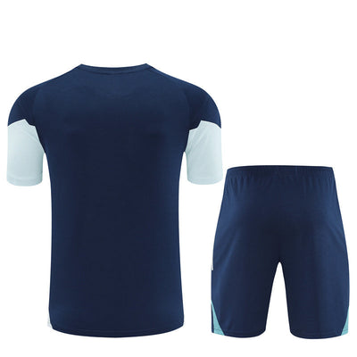 Ensemble Maillot Short Arsenal Homme/Enfant 2025 2026 Bleu Sombre