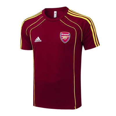 Kit Maillot Short Pre-Match Arsenal Homme 2025 2026 Rouge Foncé | Foot Sport