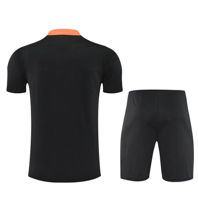 Ensemble Maillot Short Bresil Homme/Enfant 2025 2026 Noir