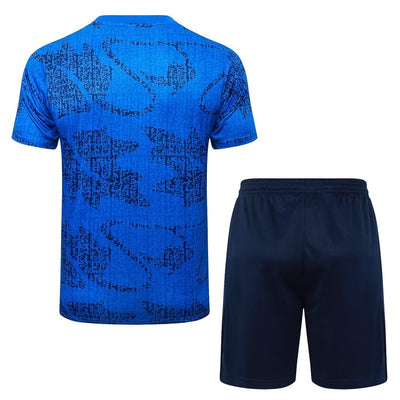 Ensemble Maillot Short Equipe de France Homme/Enfant 2025 2026 Bleu Clair