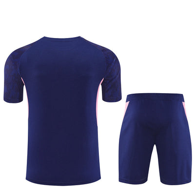 Ensemble Maillot Short Feyenoord Homme/Enfant 2025 2026 Bleu Rose