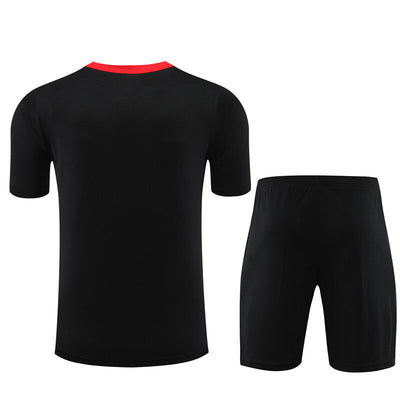 Ensemble Maillot Short Liverpool Homme/Enfant 2024 2025 Noir