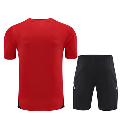 Ensemble Maillot Short Manchester United Homme/Enfant 2024 2025 Rouge