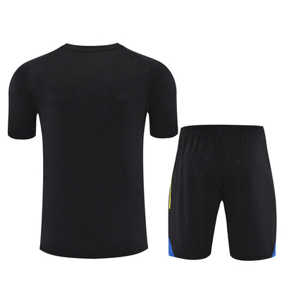Ensemble Maillot Short Manchester United Homme/Enfant 2025 2026 Noir