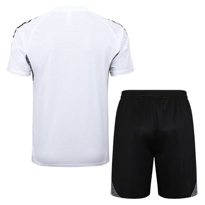 Ensemble Maillot Short Real Madrid Homme 2025 2026 Blanc Clair