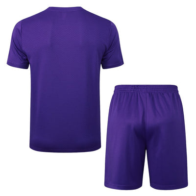 Ensemble Maillot Short Real Madrid Homme/Enfant 2025 2026 Violet