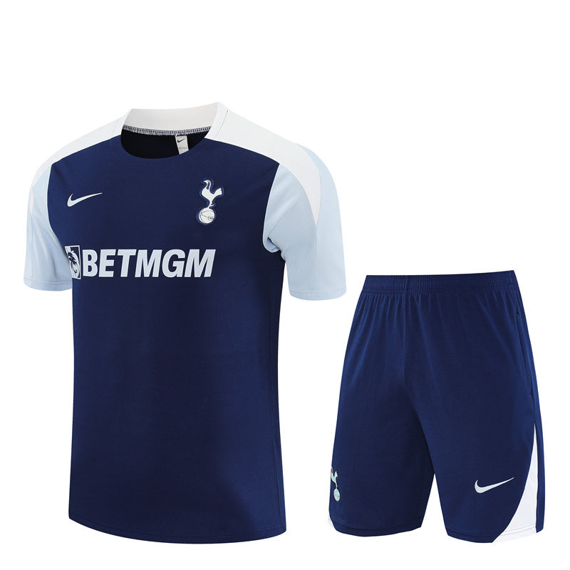 Ensemble Maillot Short Tottenham Homme/Enfant 2025 2026 Bleu