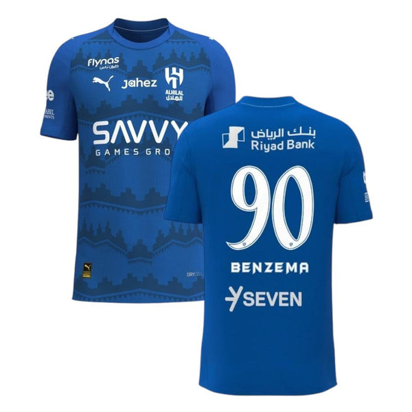 Maillot Al Hilal Benzema Domicile Homme 2025-2026