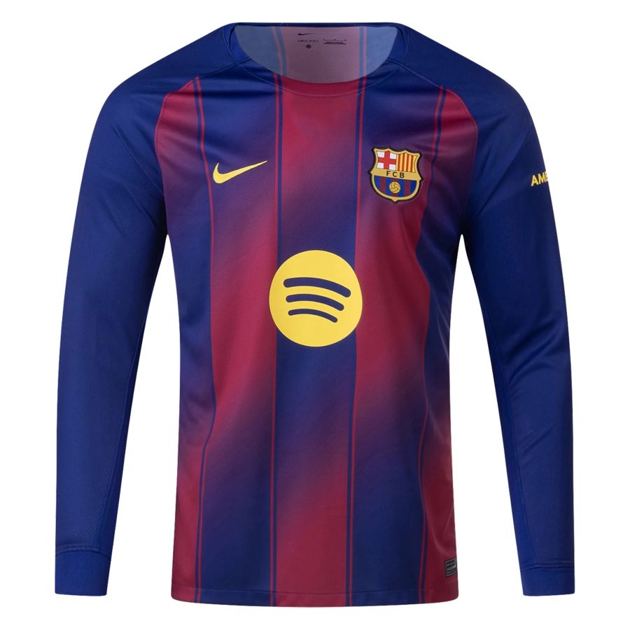 Maillot Barcelone Manches Longues Domicile Homme 2025 2026 | Foot Sport