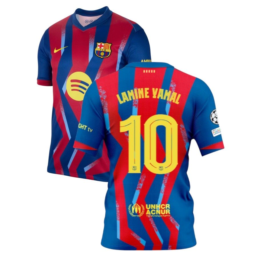 Maillot Barca Lamine Yamal 10 Fourth Homme 2025 2026