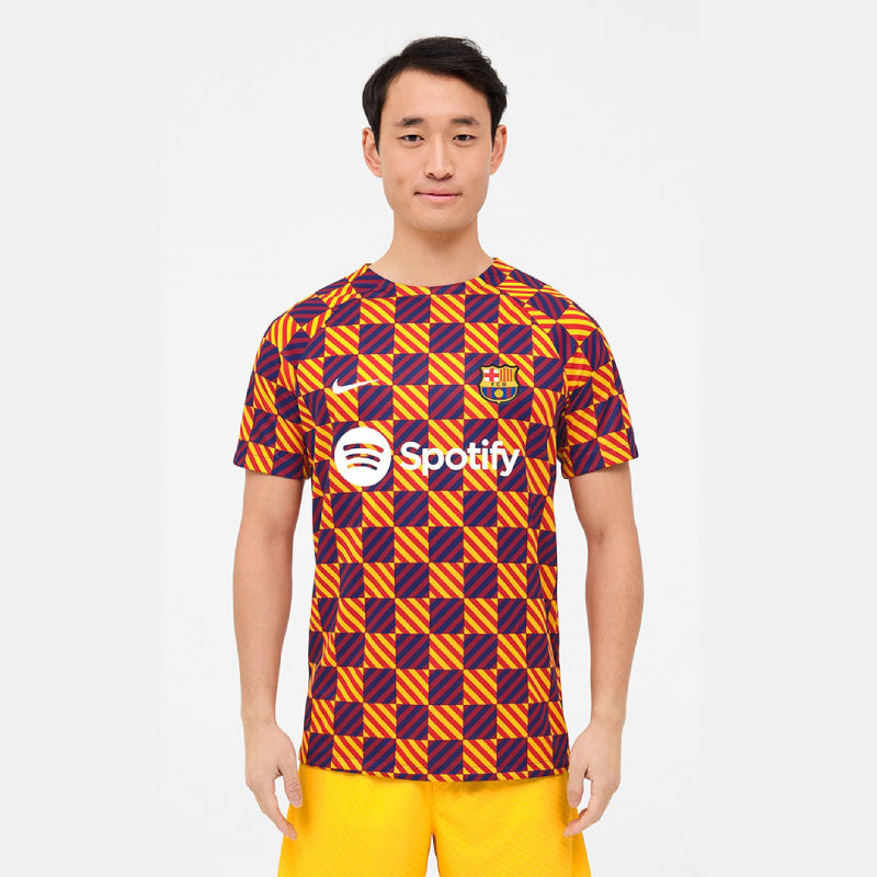 Maillot Training Barcelone 2024 Homme/Enfant Jaune | Foot Sport