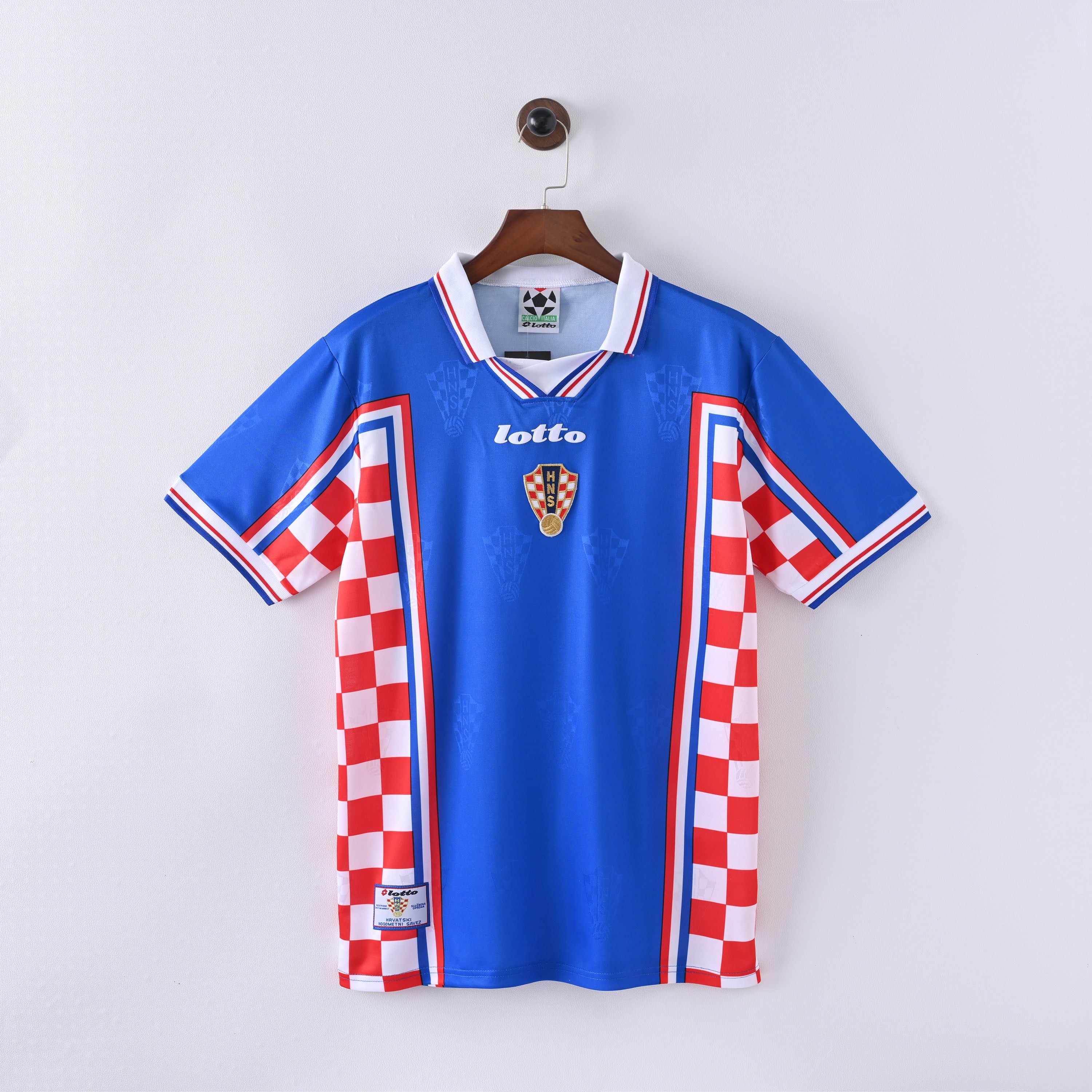Maillot Croatie Retro Vintage 1998 Exterieur Homme