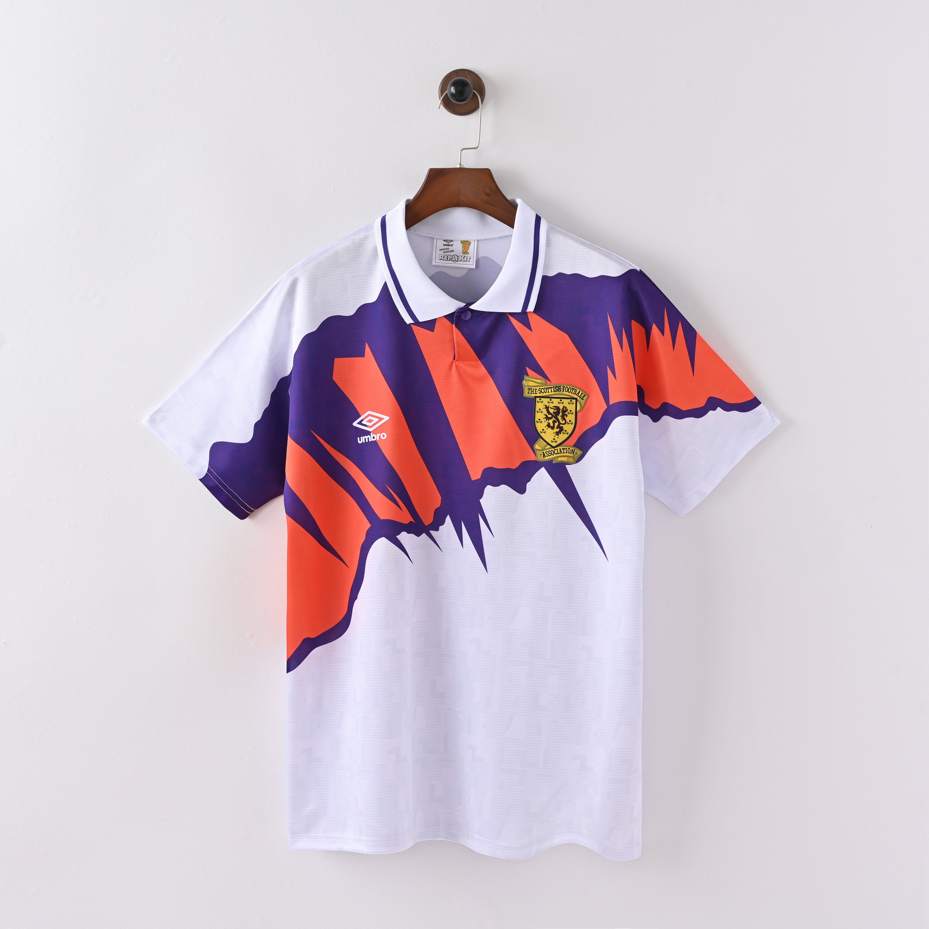 Maillot Ecosse Retro Vintage 1992 Exterieur Homme