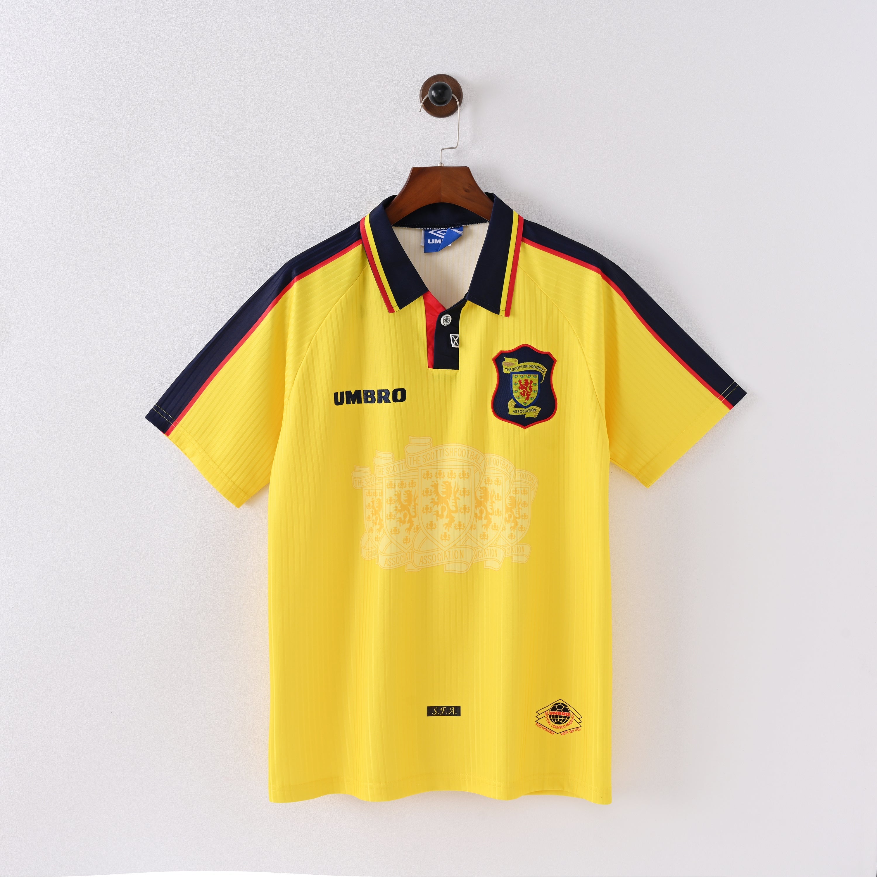 Maillot Ecosse Retro Vintage 1998 Exterieur Homme