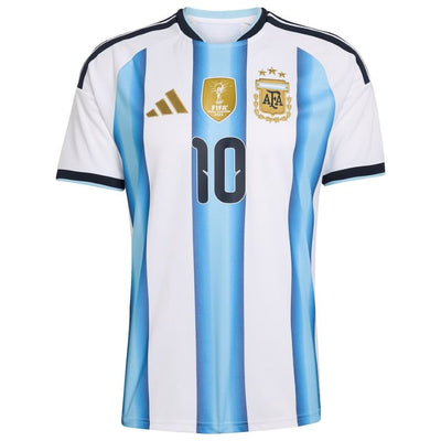 Maillot Argentine Messi 3 étoiles Domicile Homme Coupe du Monde 2026 2027
