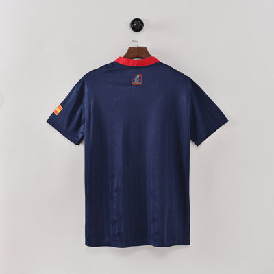 Maillot Espagne Retro Vintage 1996 Exterieur Homme