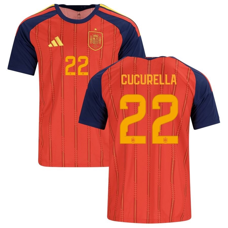 Maillot Espagne Cucurella Homme Domicile 2026 2027
