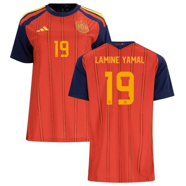 Maillot Espagne Lamine Yamal 19 Femme Domicile 2026 2027