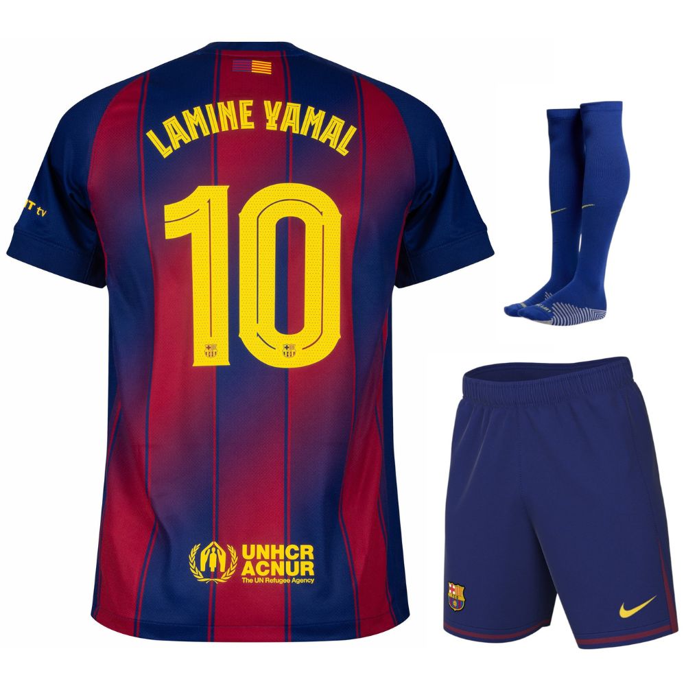 Maillot Kit Enfant Barca Lamine Yamal 10 Domicile 2025 2026 | Foot Sport