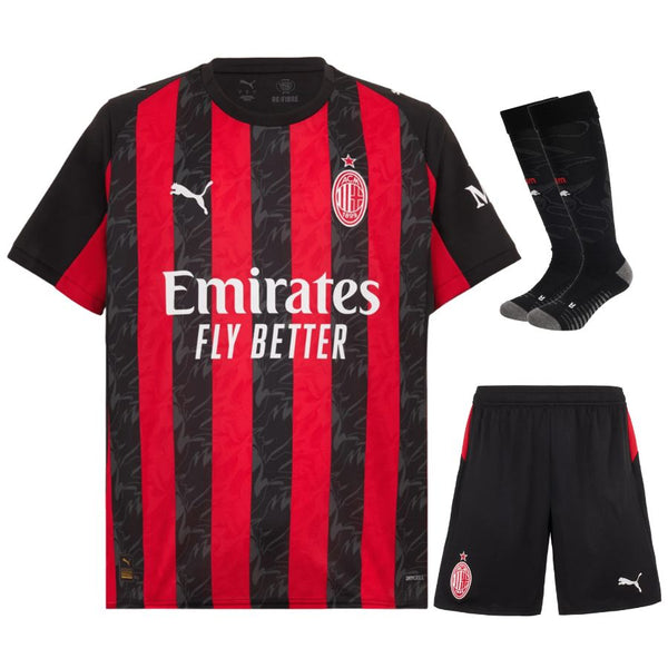 Maillot Kit Enfant Ac Milan Domicile 2025 2026 | Foot Sport