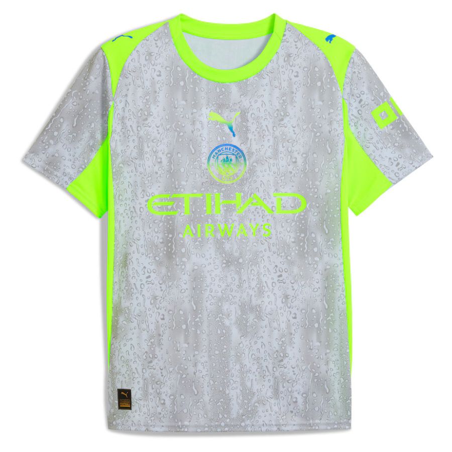 Maillot Manchester City Homme Third 2025 2026 Gris | Foot Sport