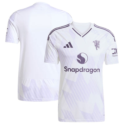 Maillot Manchester United Exterieur Homme 2025 2026 Blanc | Foot Sport