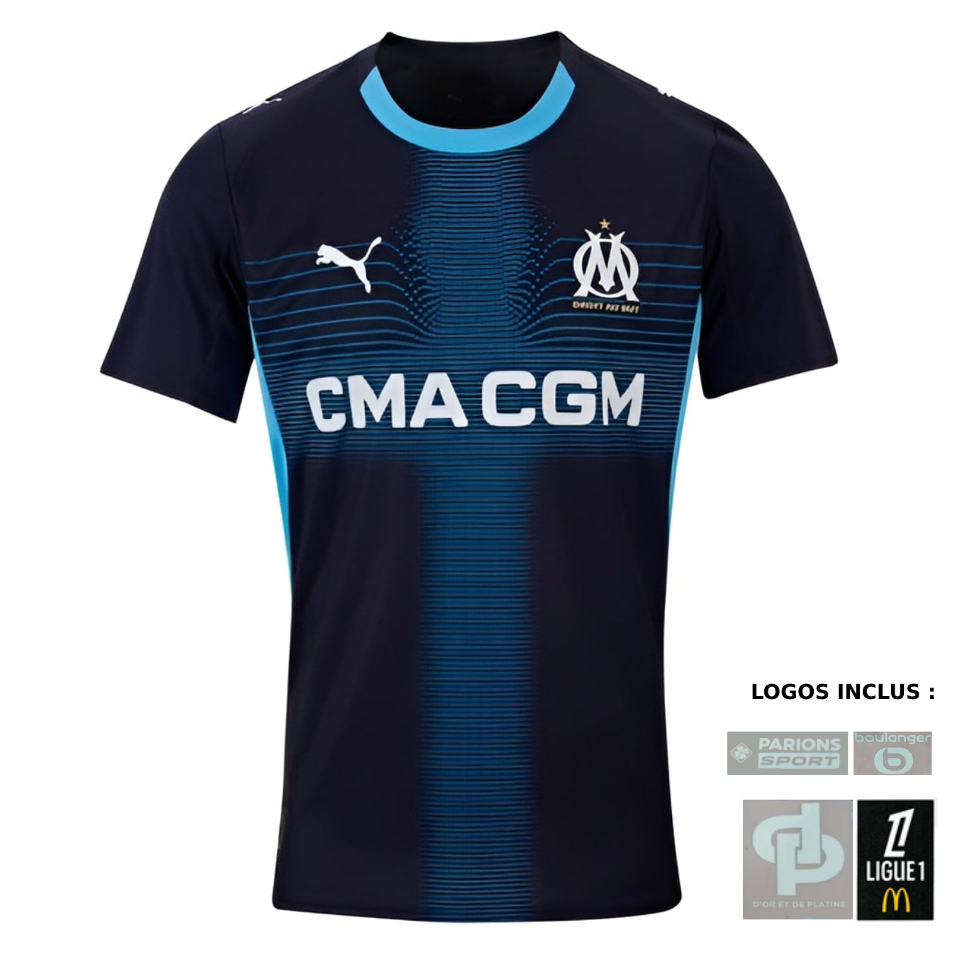 Maillot Marseille Exterieur Jul D&P Homme 2025 2026 | Foot Sport