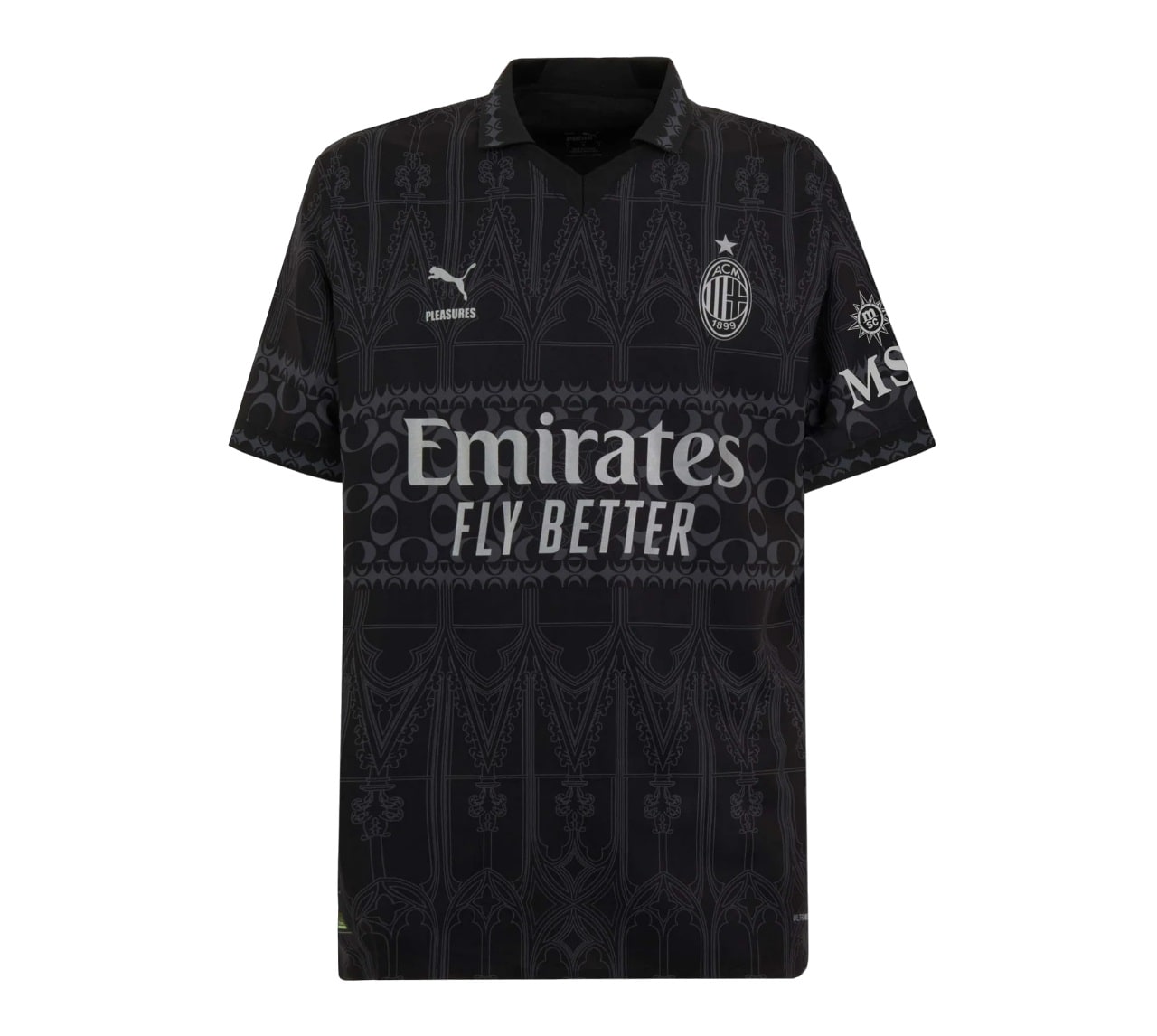 Maillot Milan AC Fourth X Pleasures Homme 2024 Noir | Foot Sport
