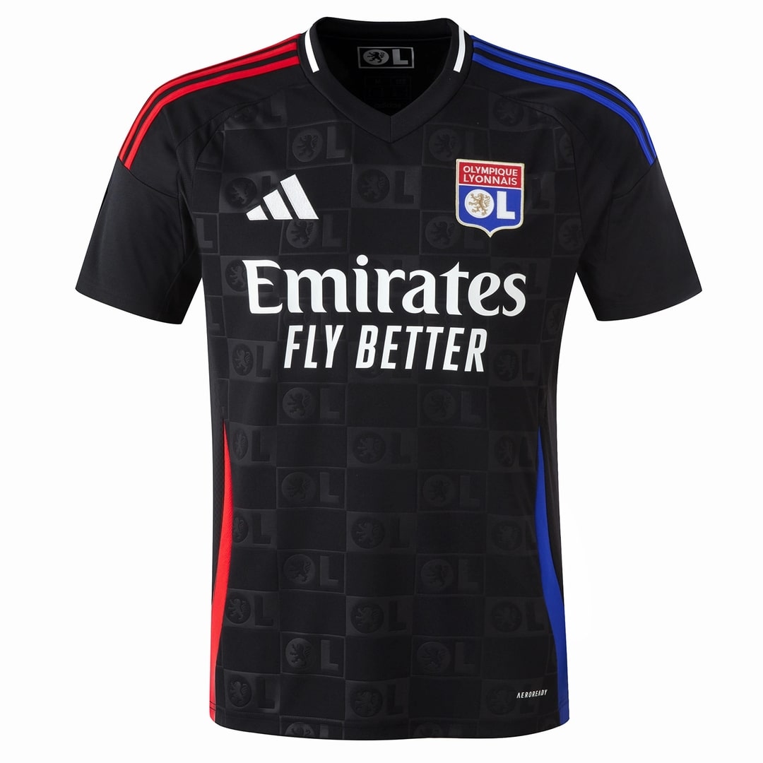 Maillot Lyon OL Homme Exterieur 2024 2025 Noir | Foot Sport
