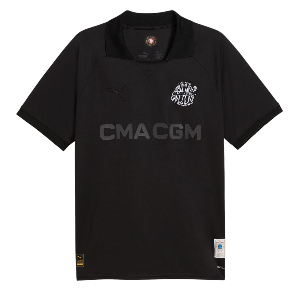Maillot Marseille 125 ans Gardien 2024 2025 Noir | Foot Sport