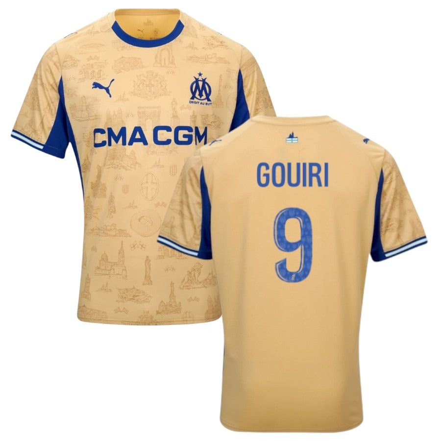 Maillot Marseille Gouiri Or Fourth Homme 2025 2026
