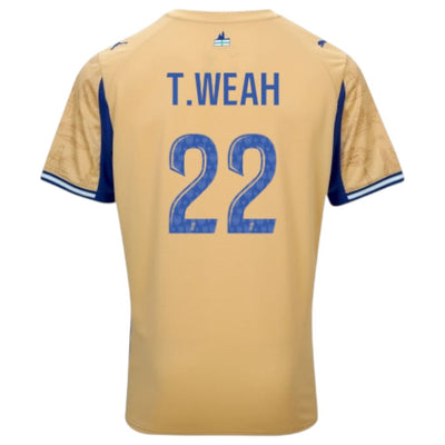 Maillot Marseille T. Weah Or Fourth Homme 2025 2026