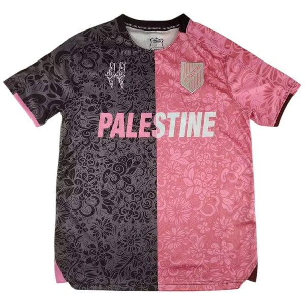 Maillot Palestine Homme Special Edition Noir/Rose 2025 2026 | Foot Sport