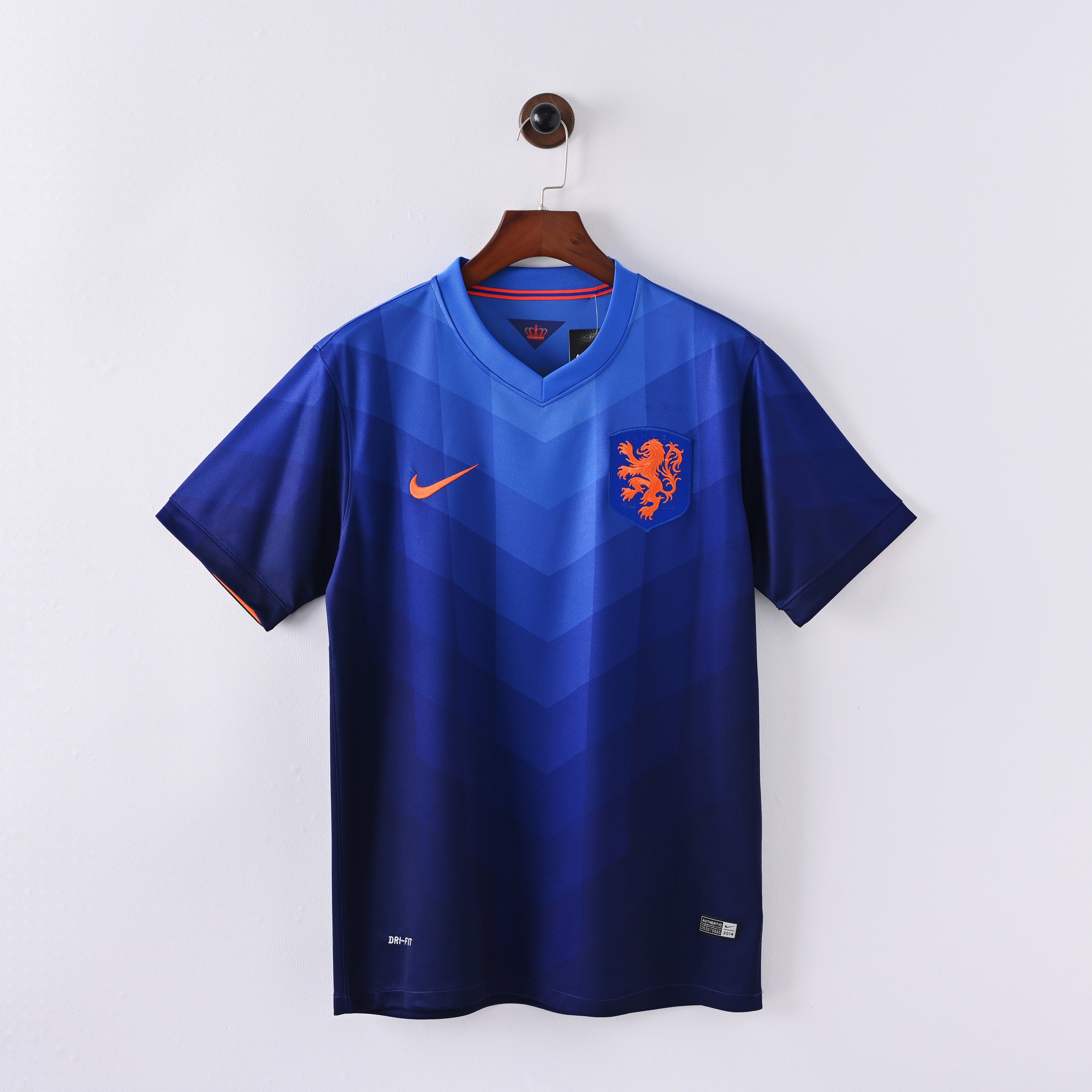 Maillot Pays-Bas Retro Vintage 2014 Exterieur Homme