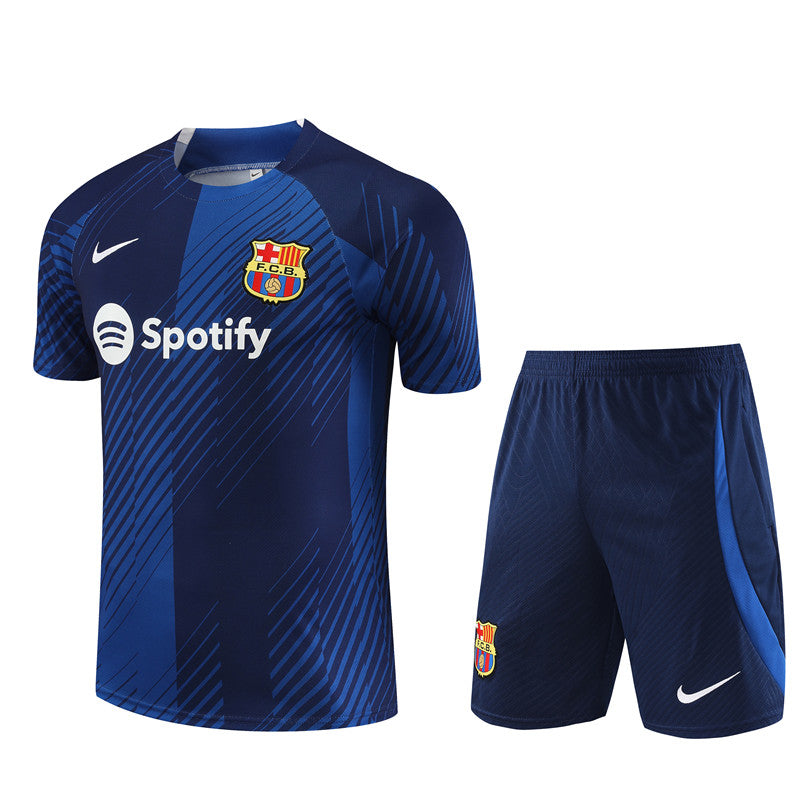 Maillot Training FC Barcelone Bleu Homme/Enfant 2023 2024 | Foot Sport