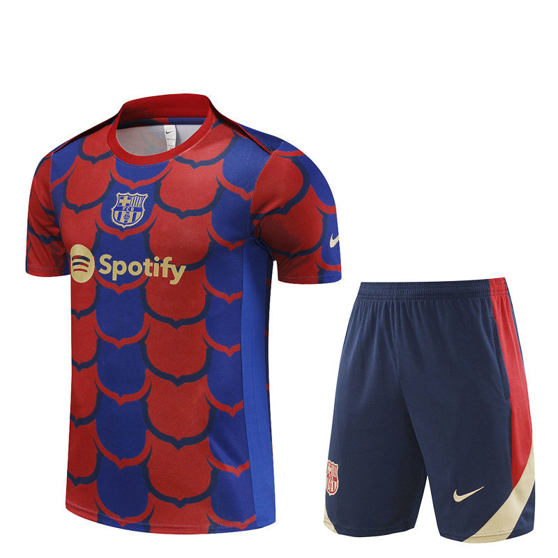 Maillot/Short entraînement Barcelone Rouge/Bleu 2024/25 | Foot Sport