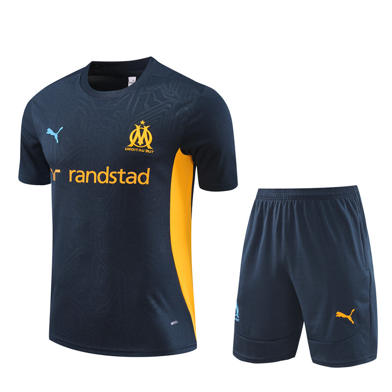 Maillot/Short entraînement Marseille Bleu 2024/25 | Foot Sport