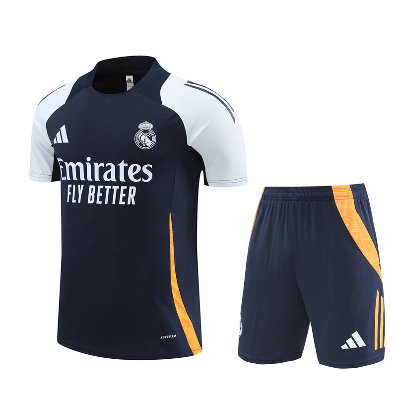 Maillot Training Real Madrid Noir Orange Homme/Enfant 2024-2025 | Foot Sport