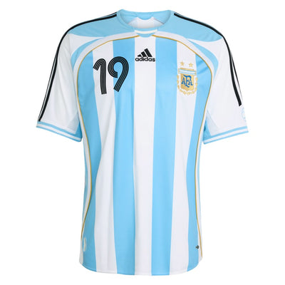 Maillot Argentine Messi Adidas Domicile Homme 2006