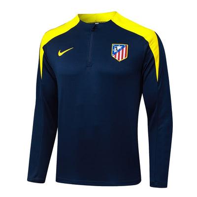 Survetement Atletico Madrid Training Homme/Enfant 2025 2026 Bleu Jaune | Foot Sport