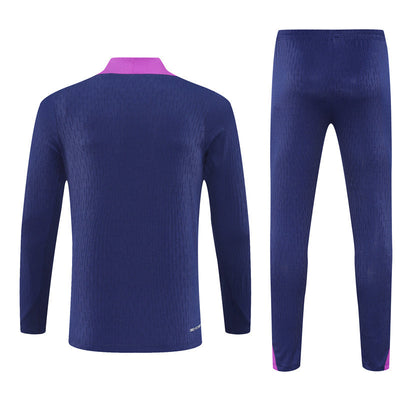 Survetement Barcelone Training Homme/Enfant 2025 2026 Bleu