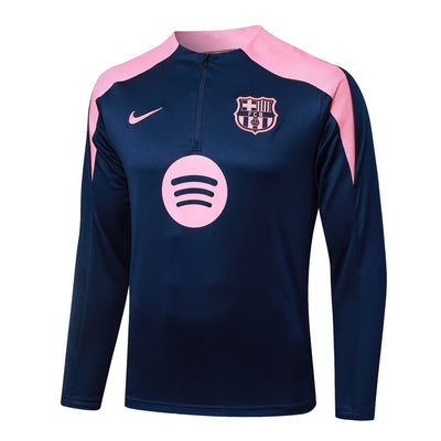 Survetement Barcelone Training Homme/Enfant 2025 2026 Bleu Rose | Foot Sport