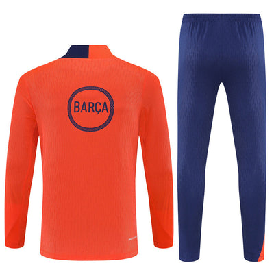 Survetement Barcelone Training Homme/Enfant 2025 2026 Orange