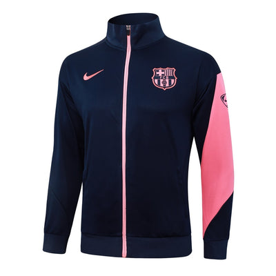 Survetement Barcelone Veste Homme/Enfant 2025 2026 Bleu Rose | Foot Sport